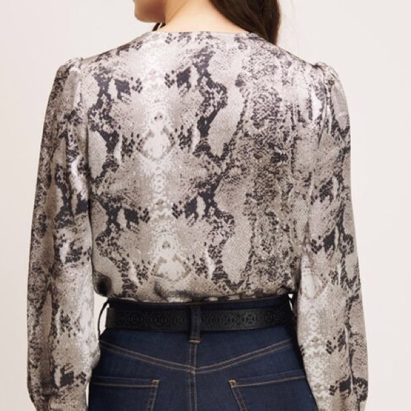 Snakeskin print Dynamite bodysuit - Picture 5 of 7